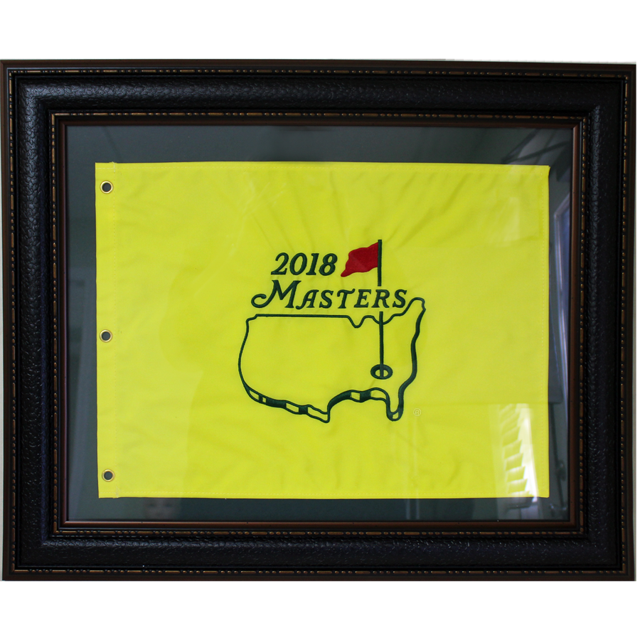 2018 Masters Pin Flag - Framed