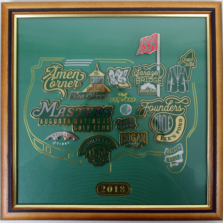2018 Masters Commemorative Pin Set