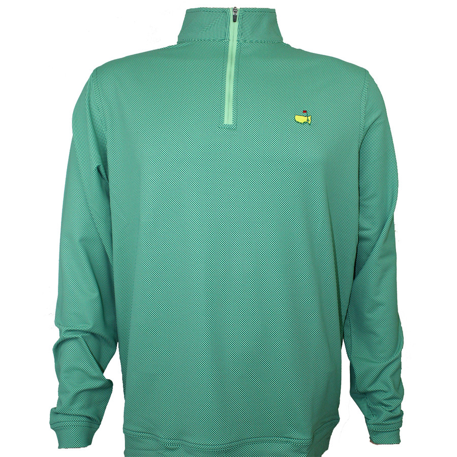 Masters Peter Millar Augusta Pines Checkered Performance Quarter Zip Pullover
