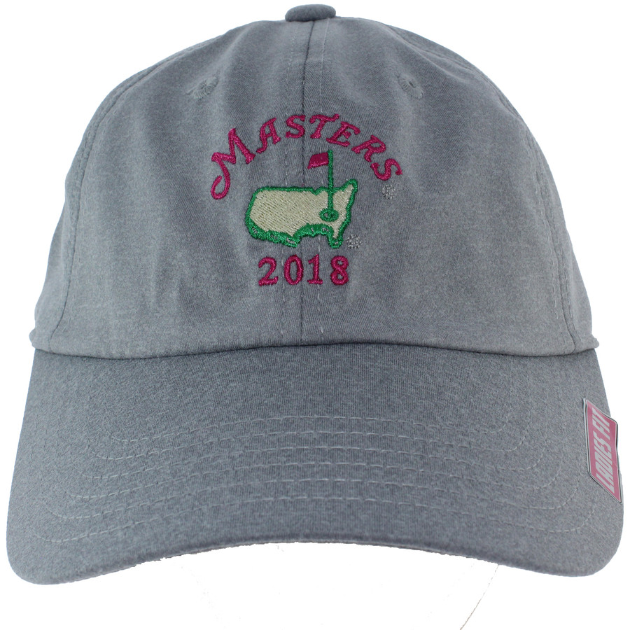 Masters 2018 Dated Grey Ladies Performance Tech Hat