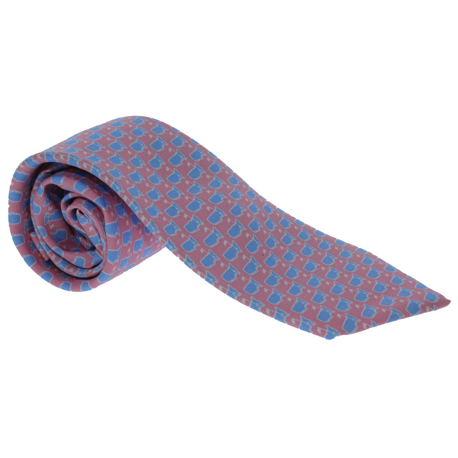 Masters Youth Boys Tie - Pink & Light Blue
