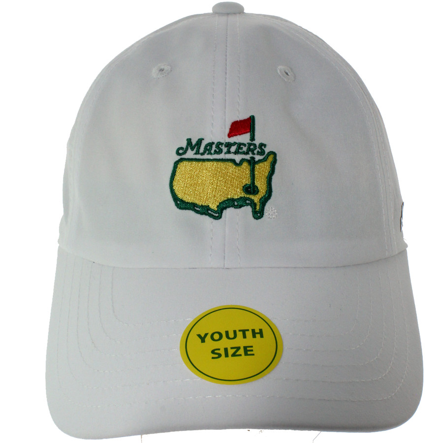 Masters Youth White Performance Tech Hat