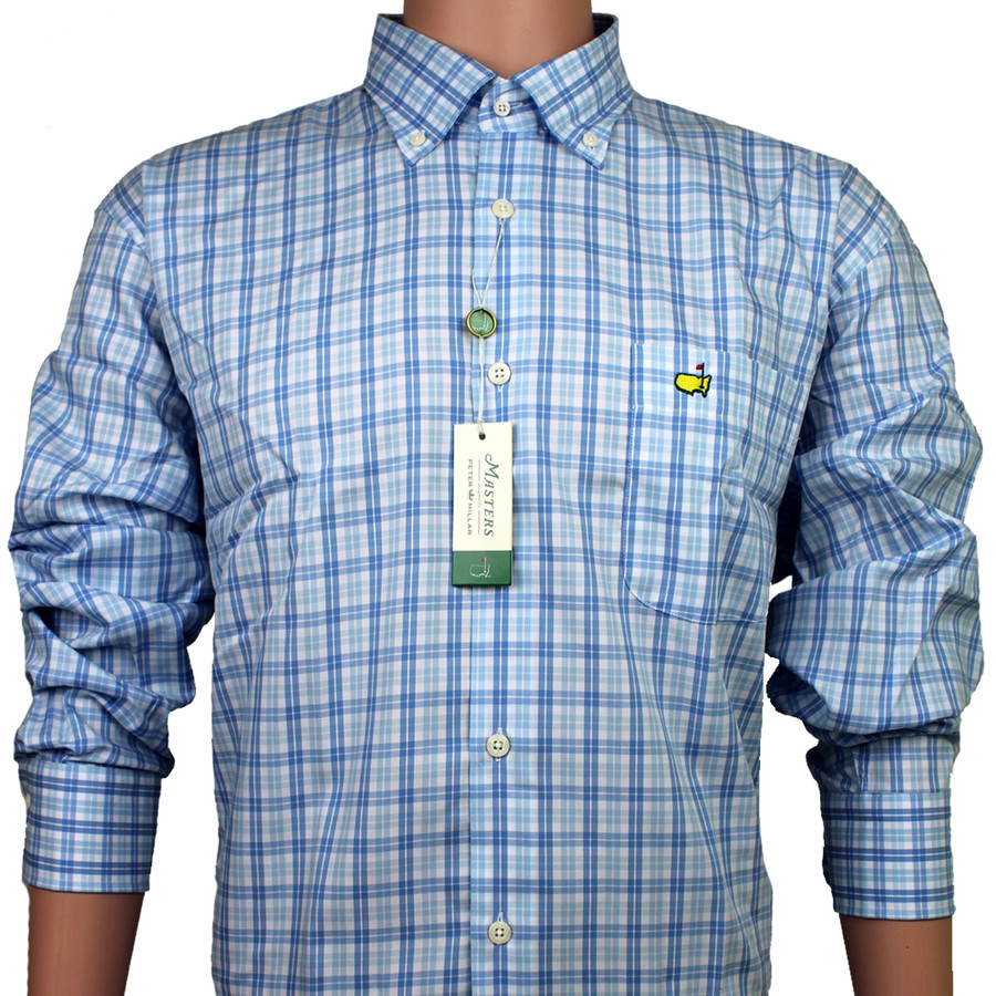 Masters Peter Millar Dress Shirt - Light Blue
