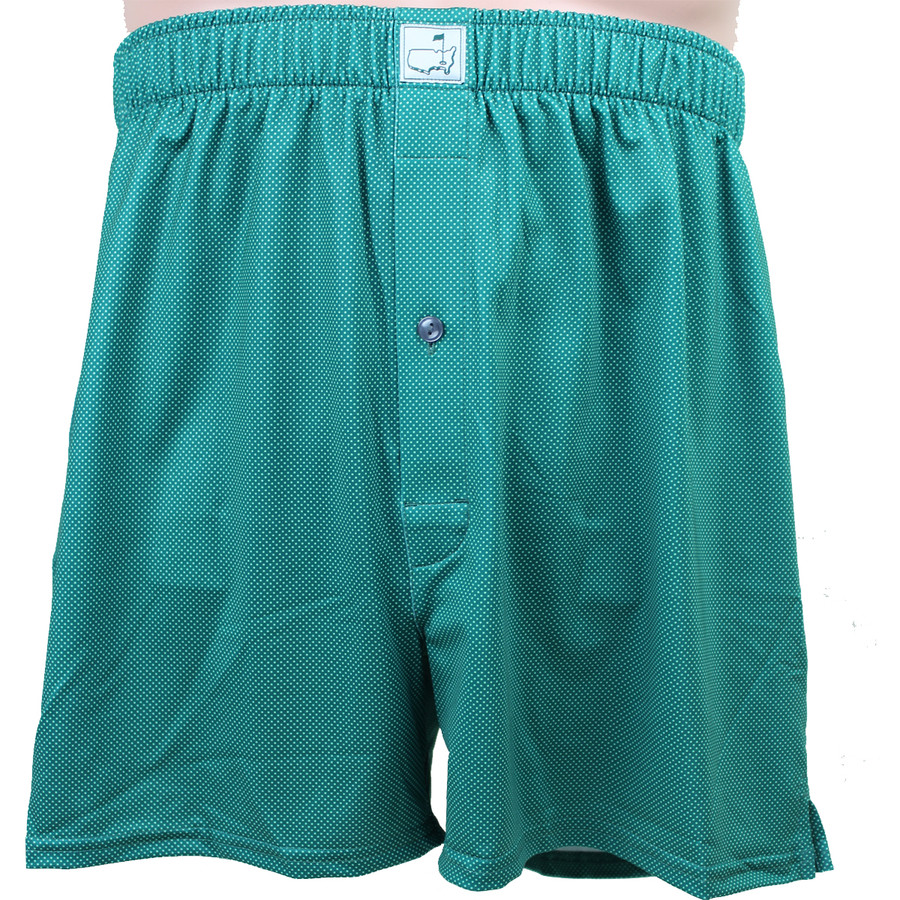 Masters Peter Millar Green Dotted Performance Boxers