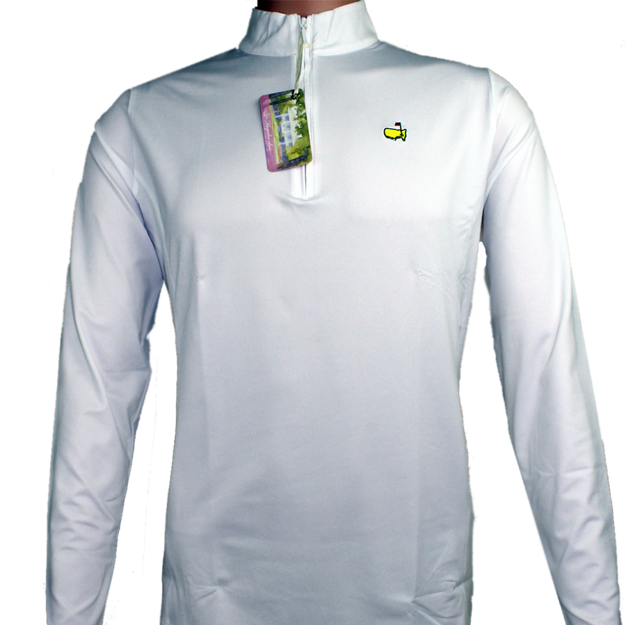 Masters Magnolia Lane Ladies White 1/4 Zip Jacket
