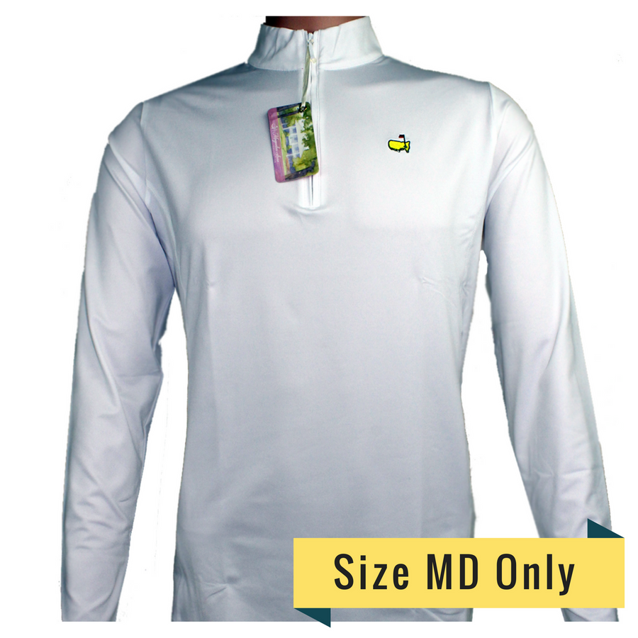 Masters Magnolia Lane Ladies White 1/4 Zip Jacket