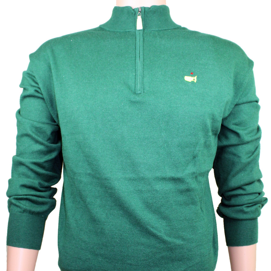 Masters Peter Millar Green 1/4 Zip Sweater - XXL ONLY