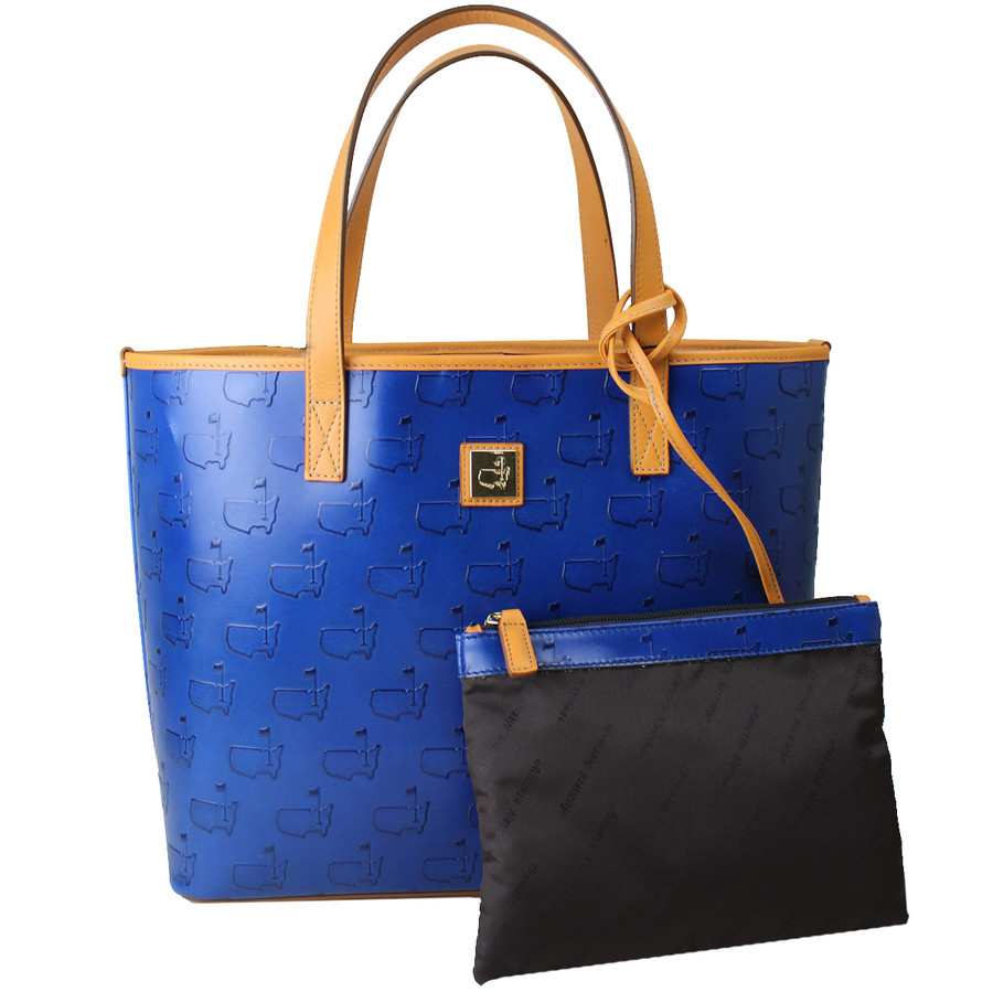 Masters Navy Clubhouse Collection Italian Leather Purse