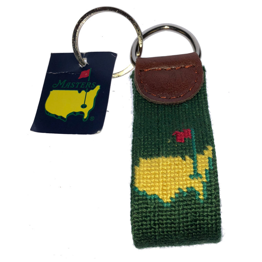 Masters Green Smathers & Branson Leather Key Fob