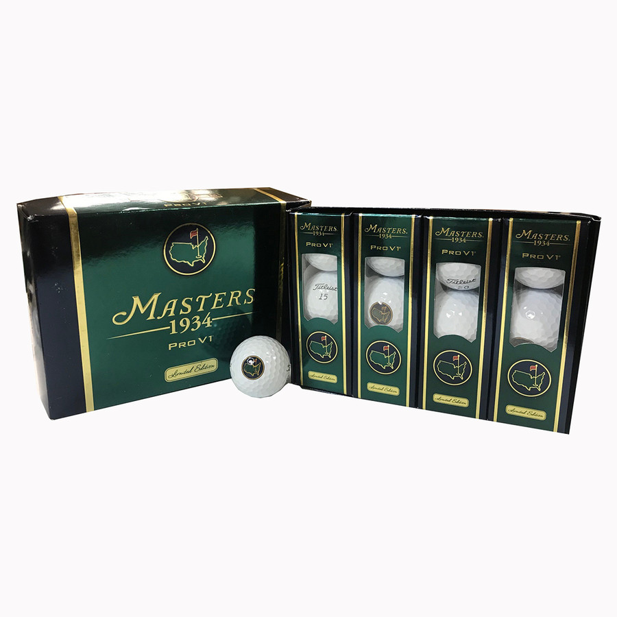 1934 Masters Limited Edition Golf Balls - Dozen - Pro V1