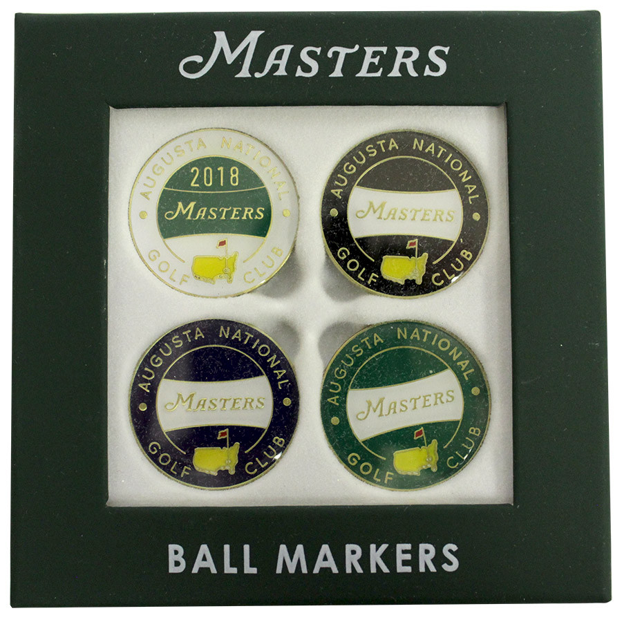 Dated Masters 4 Pack 2018 Ball Markers