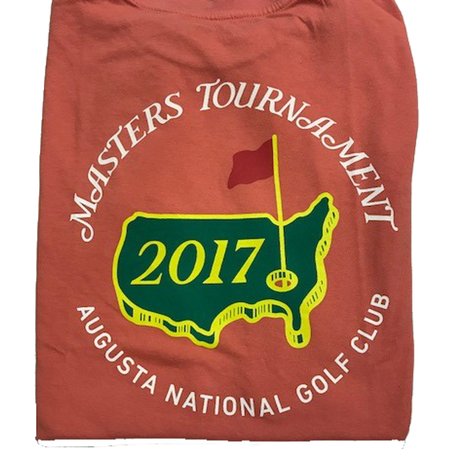 2017 Masters Logo T-Shirt- Salmon