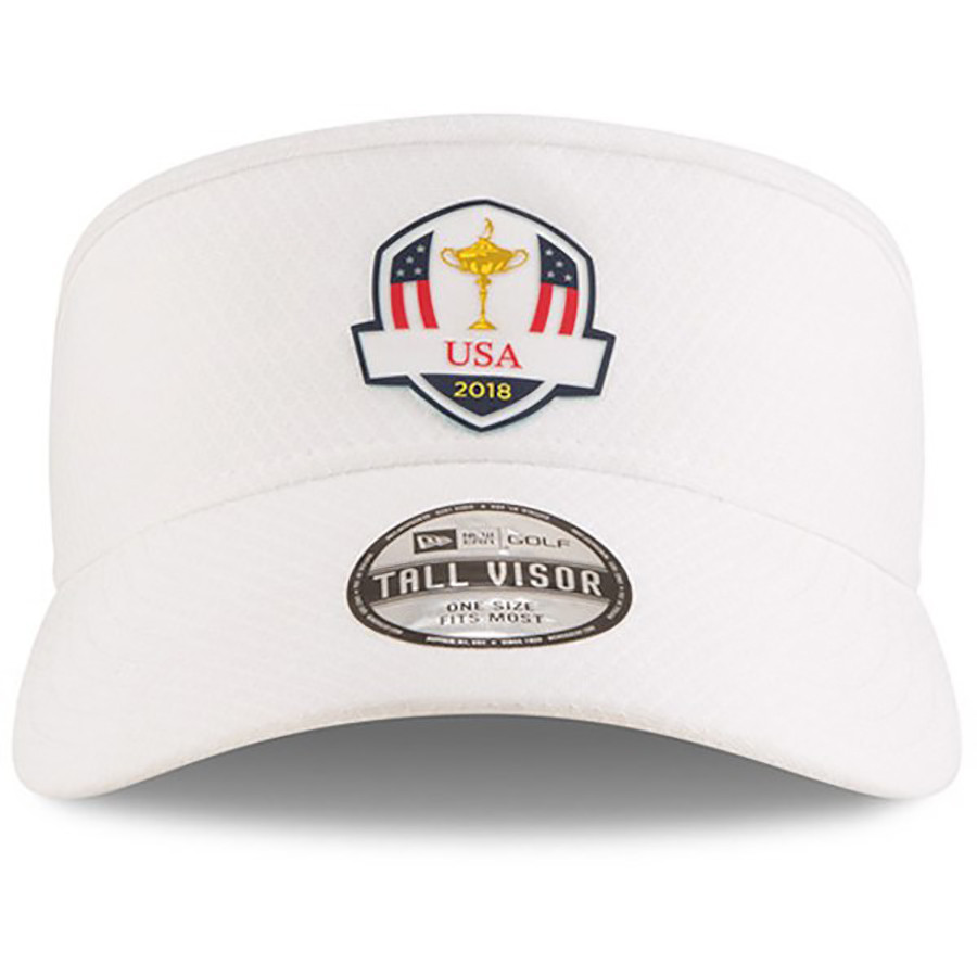 USA Ryder Cup White Tech Practice Visor- New Era