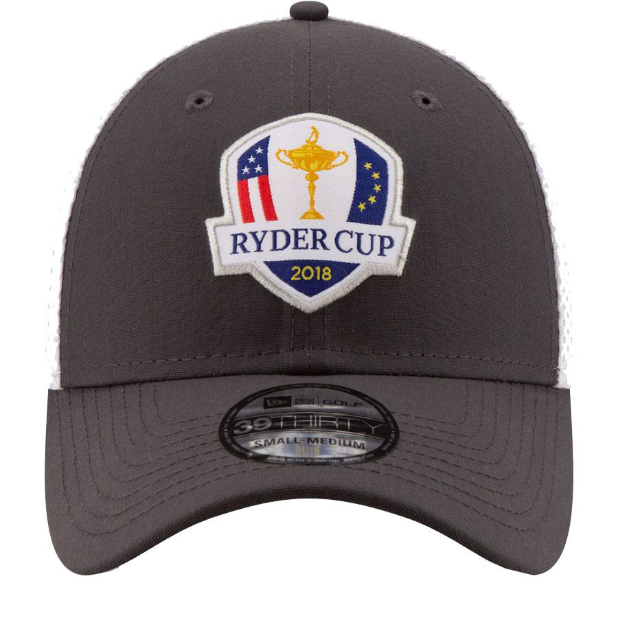 2018 Ryder Cup New Era Hat- 39Thirty Flex Fit- Gray