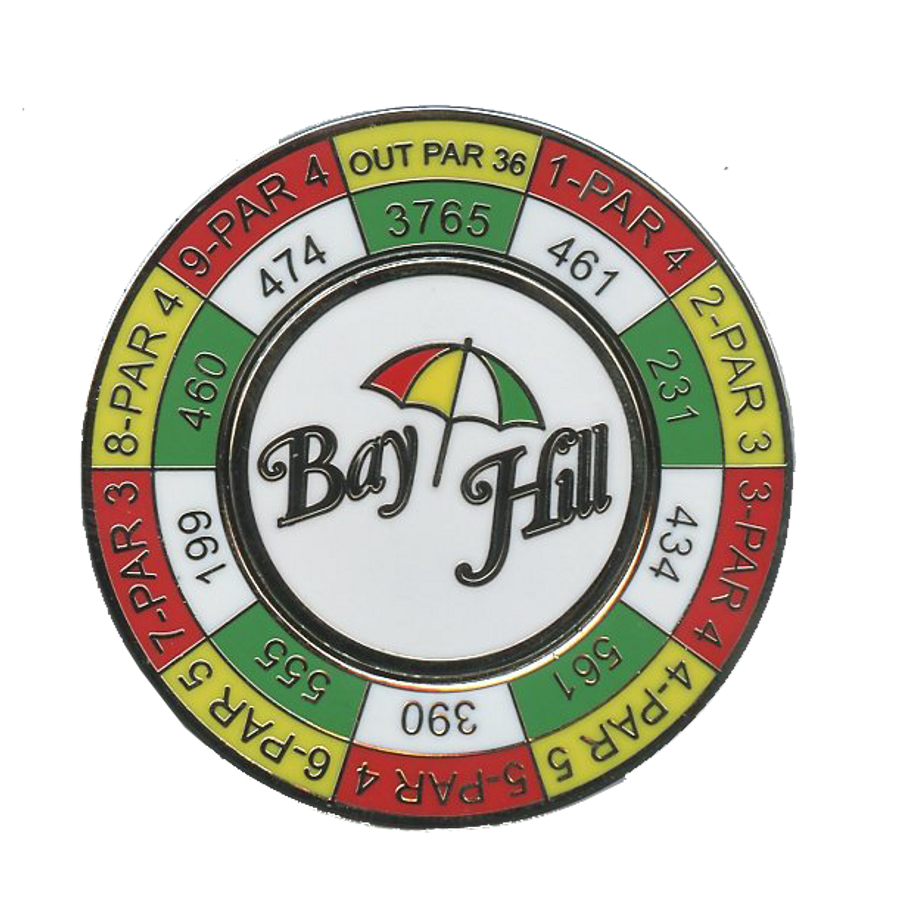 Arnold Palmer Yardage Coin with Removable Ball Marker