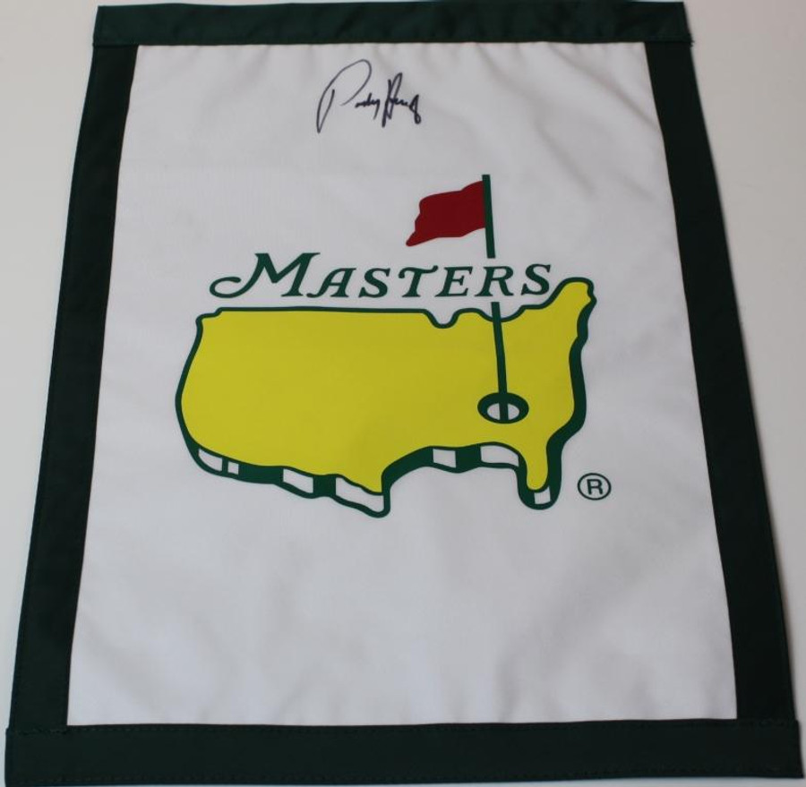 Padraig Harrington Signed Masters Garden Flag