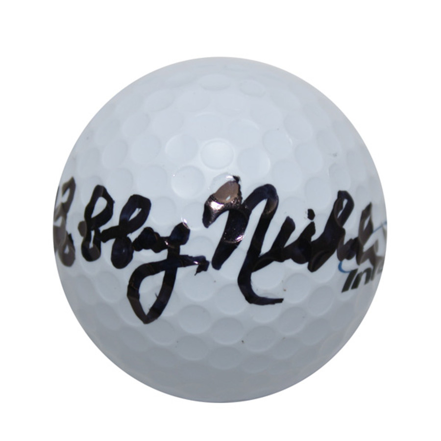 Bobby Nichols Autographed Golf Ball