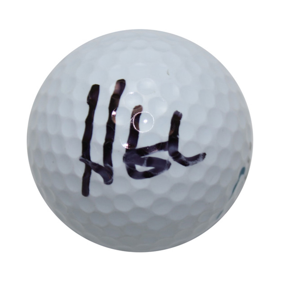 Hunter Mahan Autographed Golf Ball