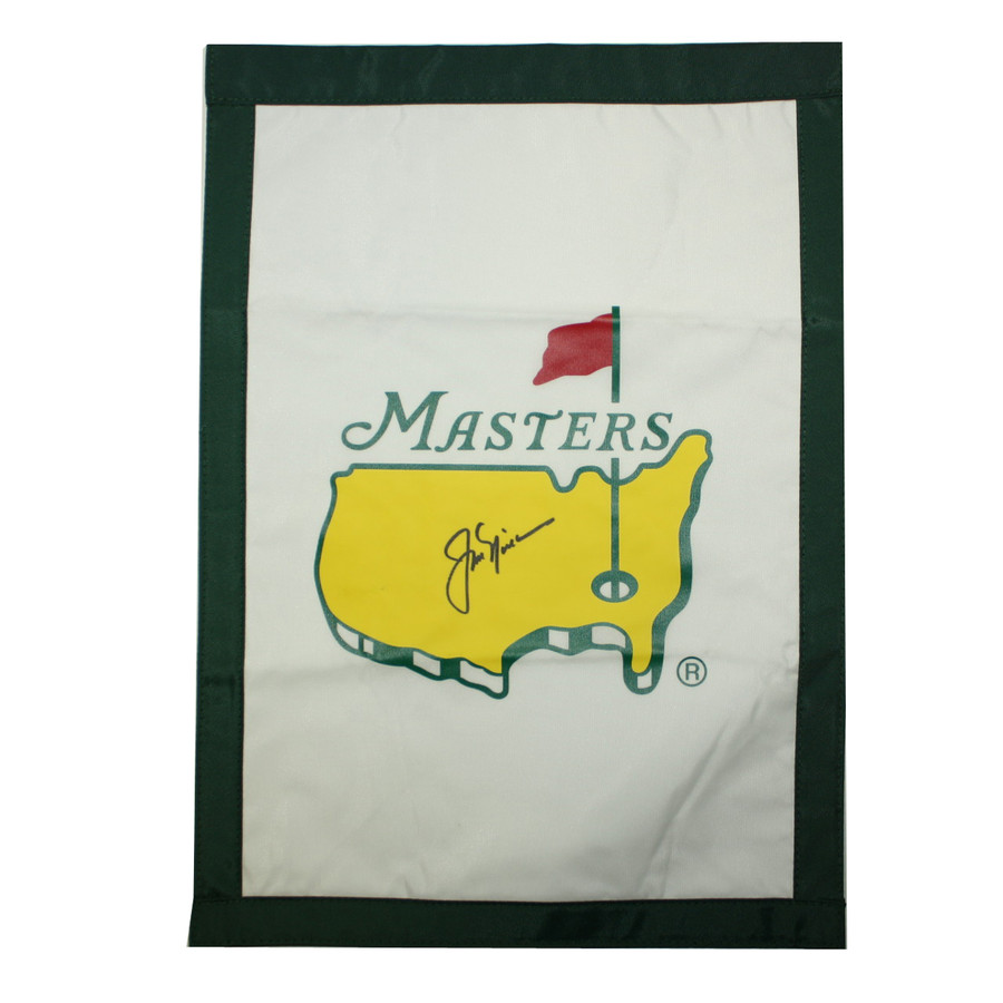 Jack Nicklaus Autographed Masters Garden Flag