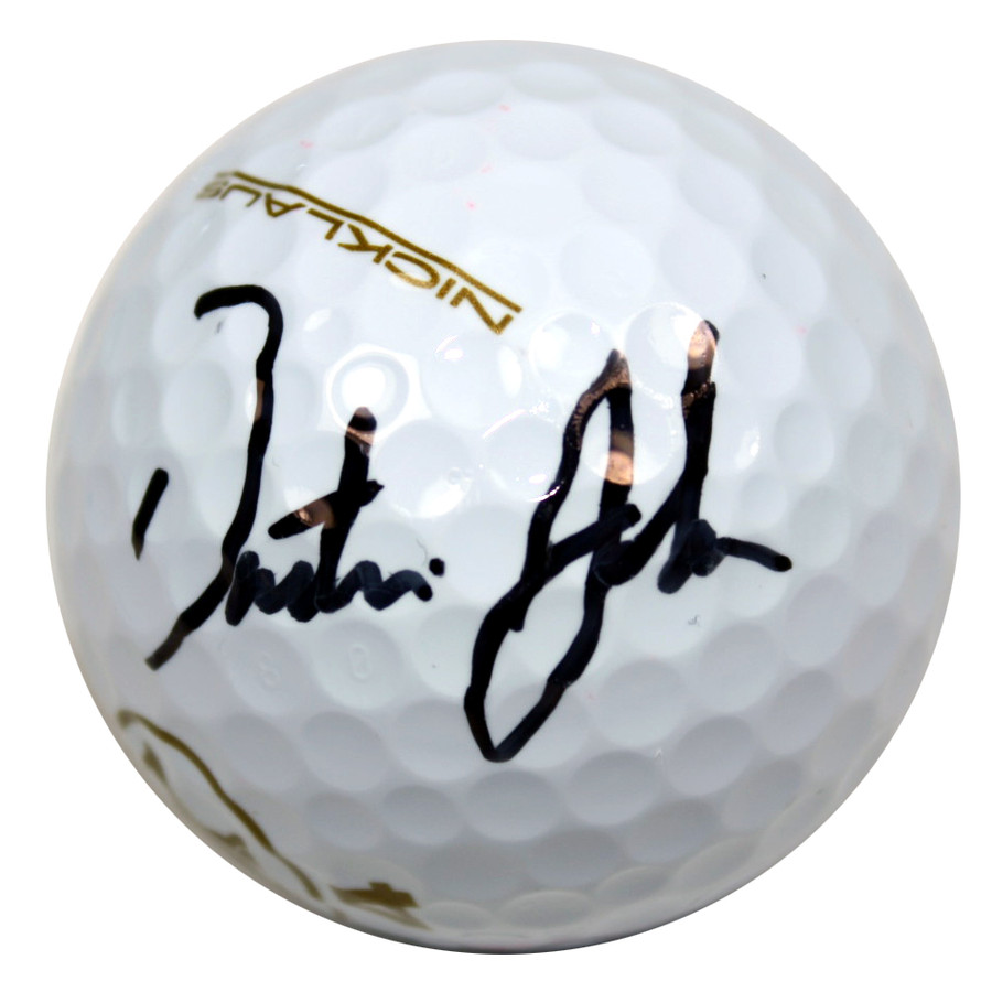 Dustin Johnson Autographed Memorial Tournament Logo Golf Ball