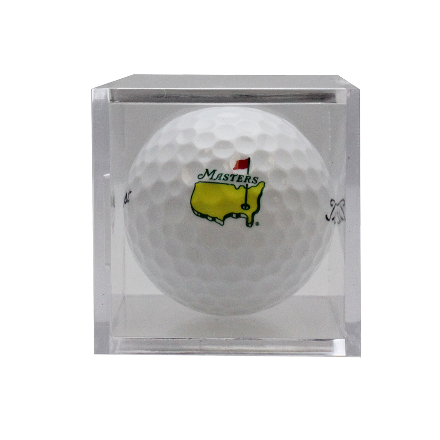 Masters Golf Ball in Display Case