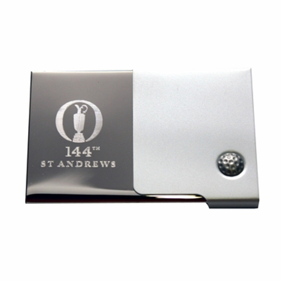 144th British Open Logo St Andrews Business Card Holder