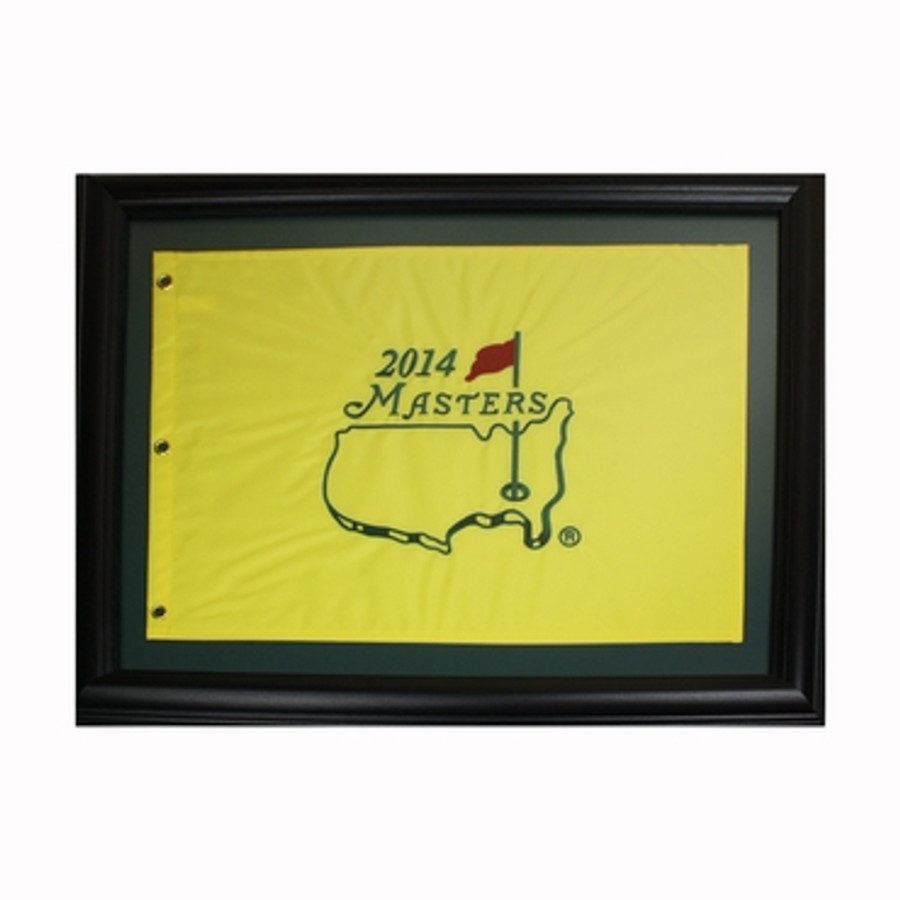 2014 Masters Pin Flag - Framed