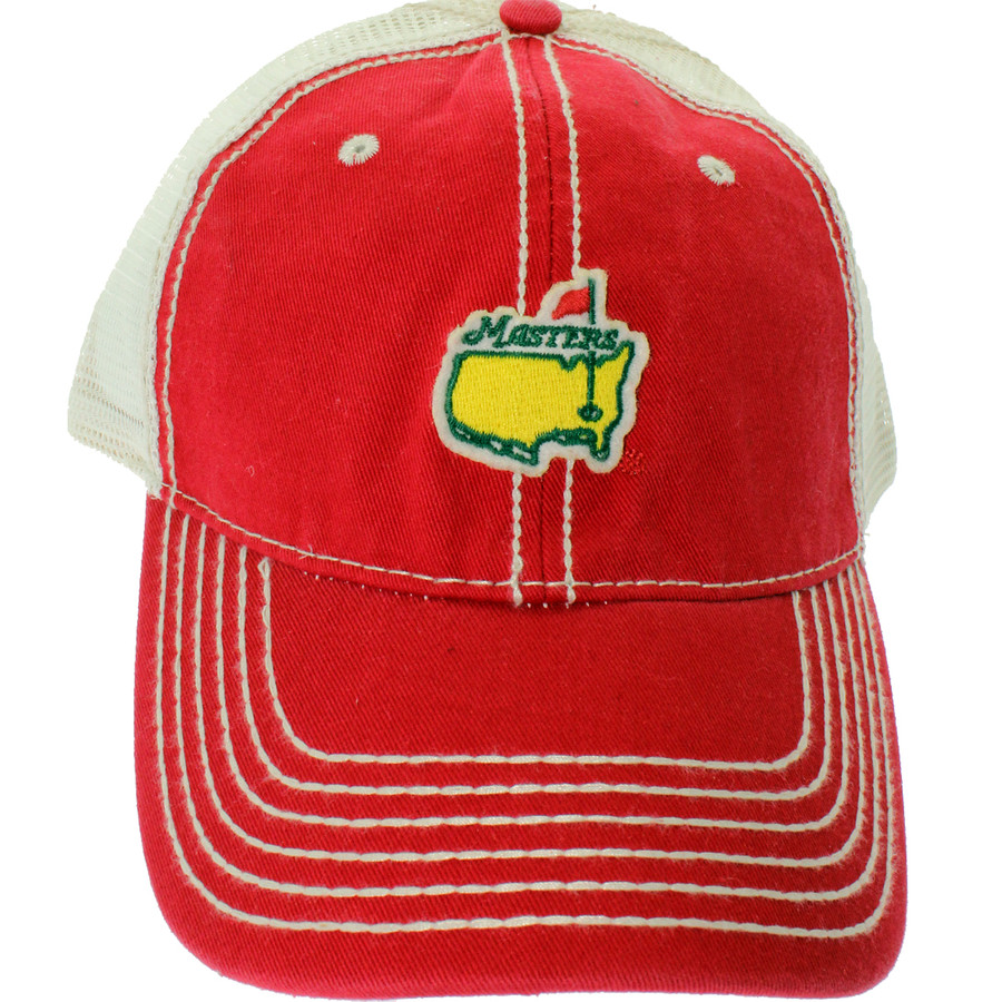 Masters Red Trucker Hat Hats & Visors