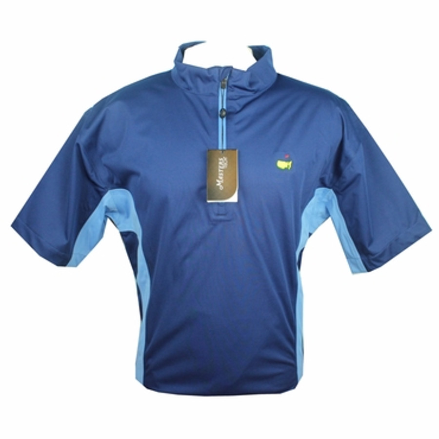 Masters Tech Navy Short Sleeve Wind Shirt