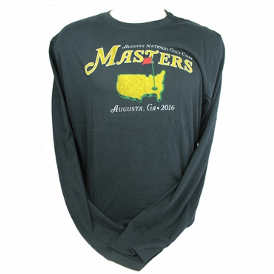 Masters 2016 Vintage Navy Long Sleeve T-Shirt