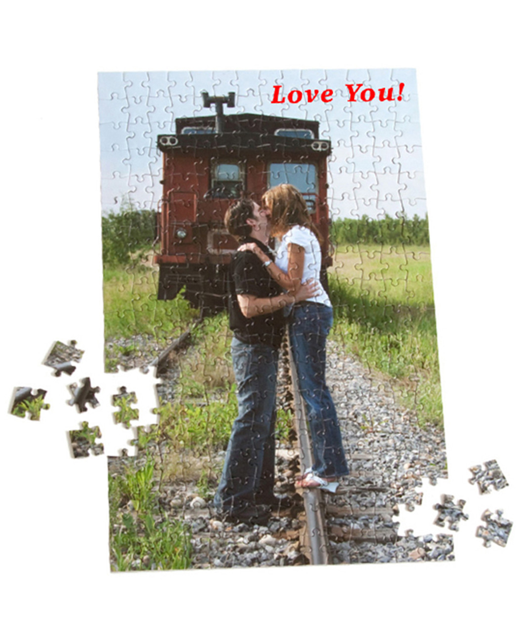 custom personalized jigsaw puzzle 252 pieces includes a cardboard