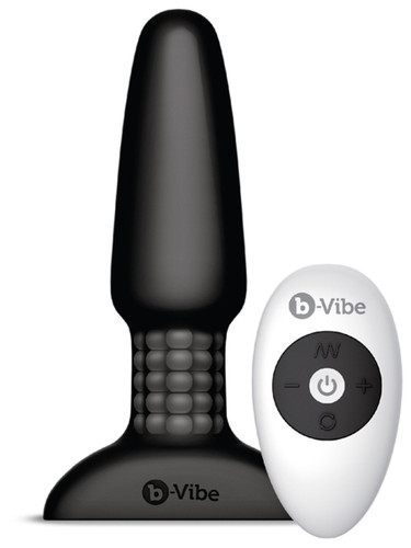 b-Vibe USB Rechargeable Rimming Plug - Black