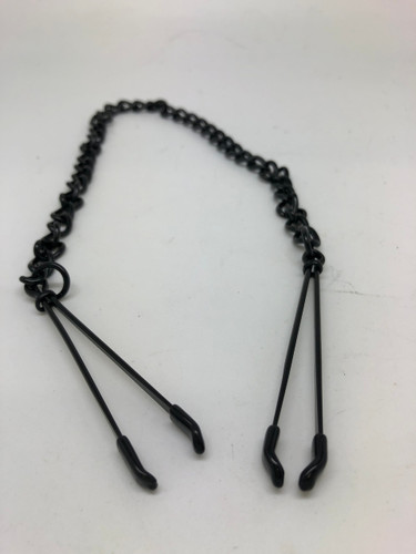 Black Tweezer Nipple Clamps
