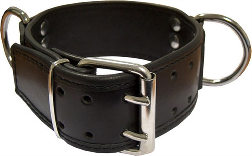 Mister B Slave Collar D Rings Broad