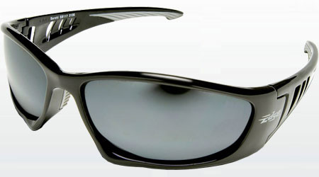 edge #sb117 baretti safety eyewear w/ silver mirror lens