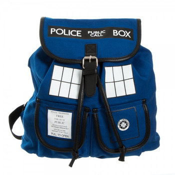 Dr. Who Blue Tardis Knapsack Dr. Who Blue Tardis Knapsack