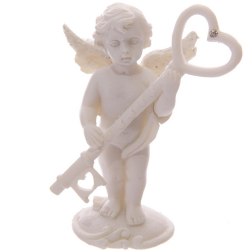 Cherub Magic Key Ornament