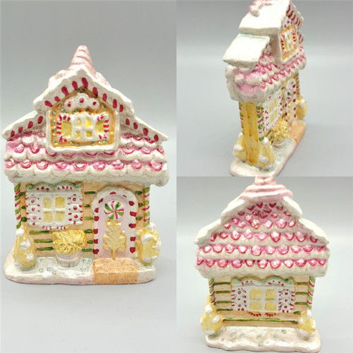 Candy House Table Display, handmade and hand painted with candy theme design.