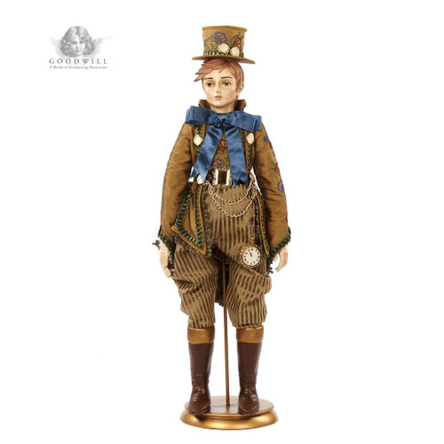 Mad Hatter Christmas Doll Display