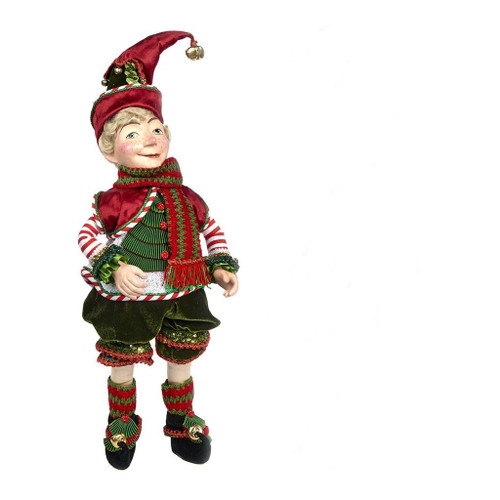 Night Before Christmas Elf Doll Display