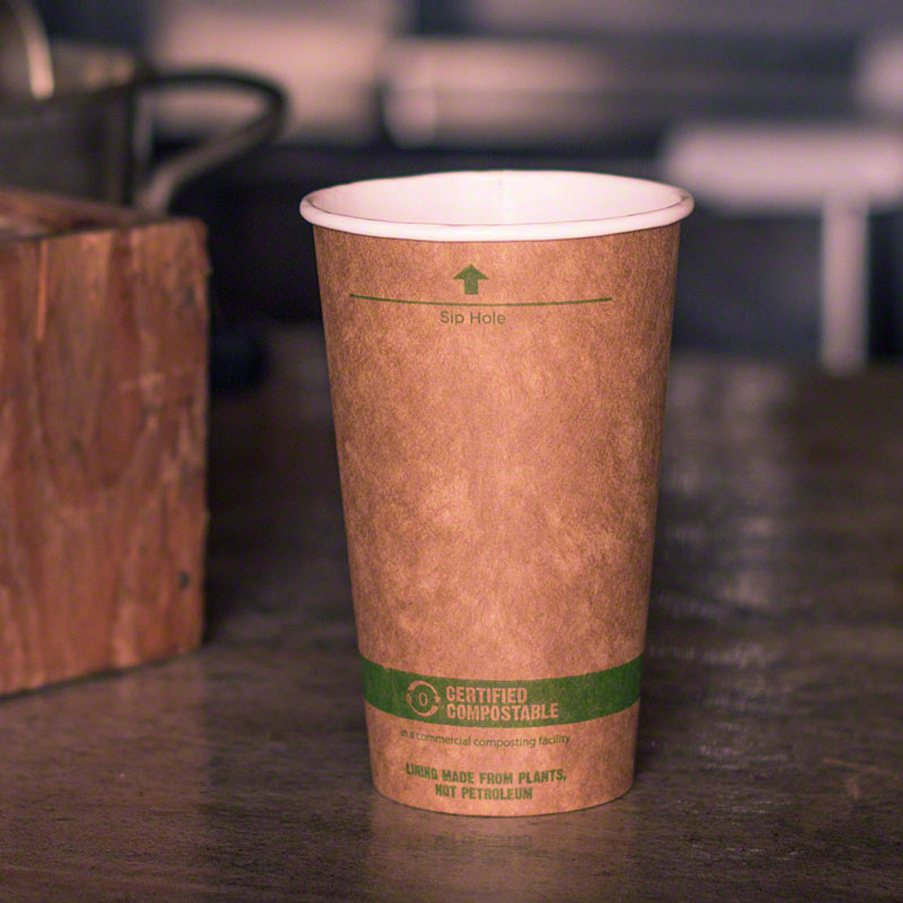 Kraft Paper Cups Compostable Disposable Coffee Cups Biodegradable