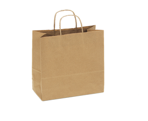 Recycled Kraft Shopping Bag, 10 x 5 x 10 | 250 count Recycled Kraft Shopping Bag, 10 x 5 x 10 | 250 count