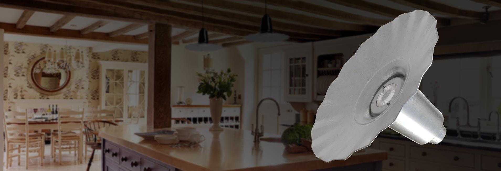 Customizable Iris Indoor LED Barn Pendant Light weatherproof