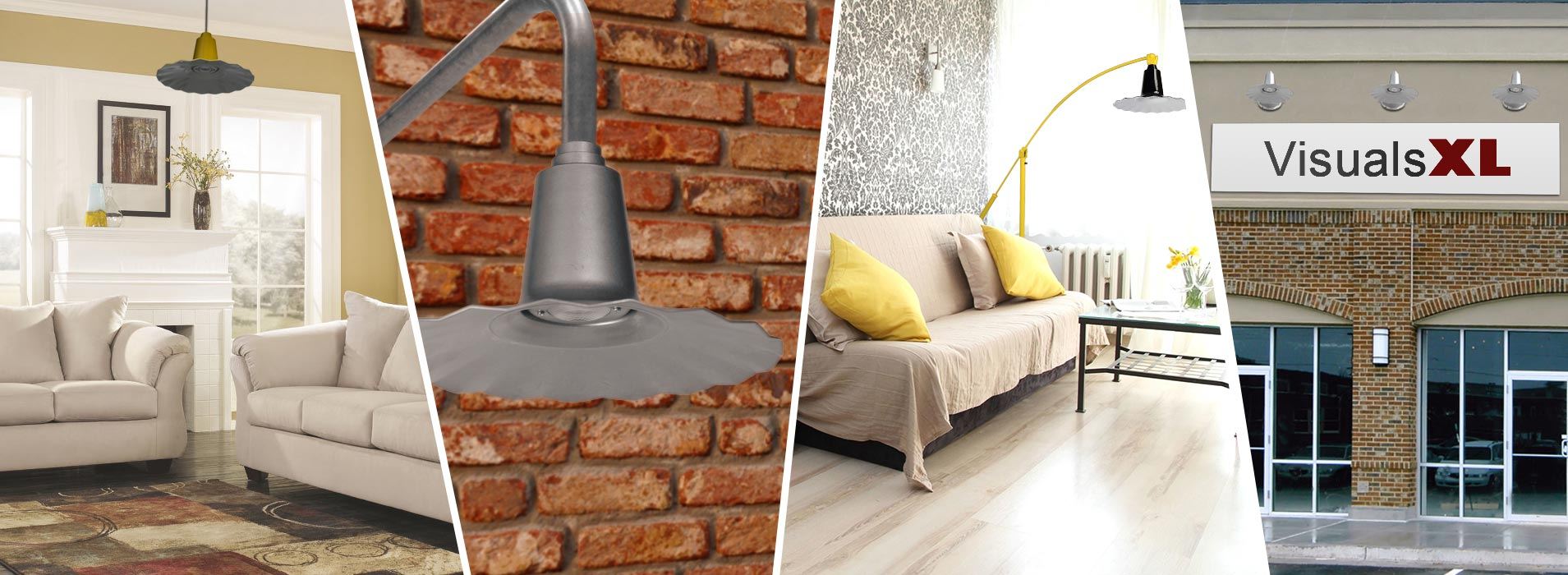 Customizable Iris Indoor LED Barn Pendant Light series