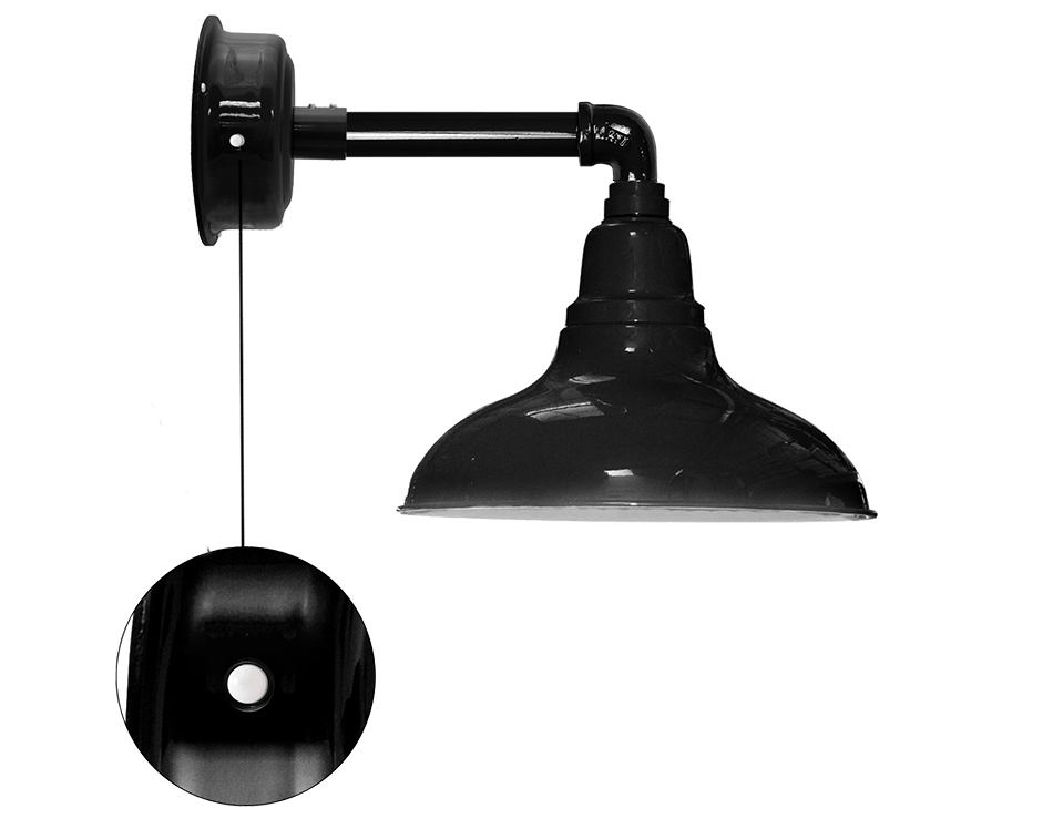 dahlia barn sconce with motion sensor