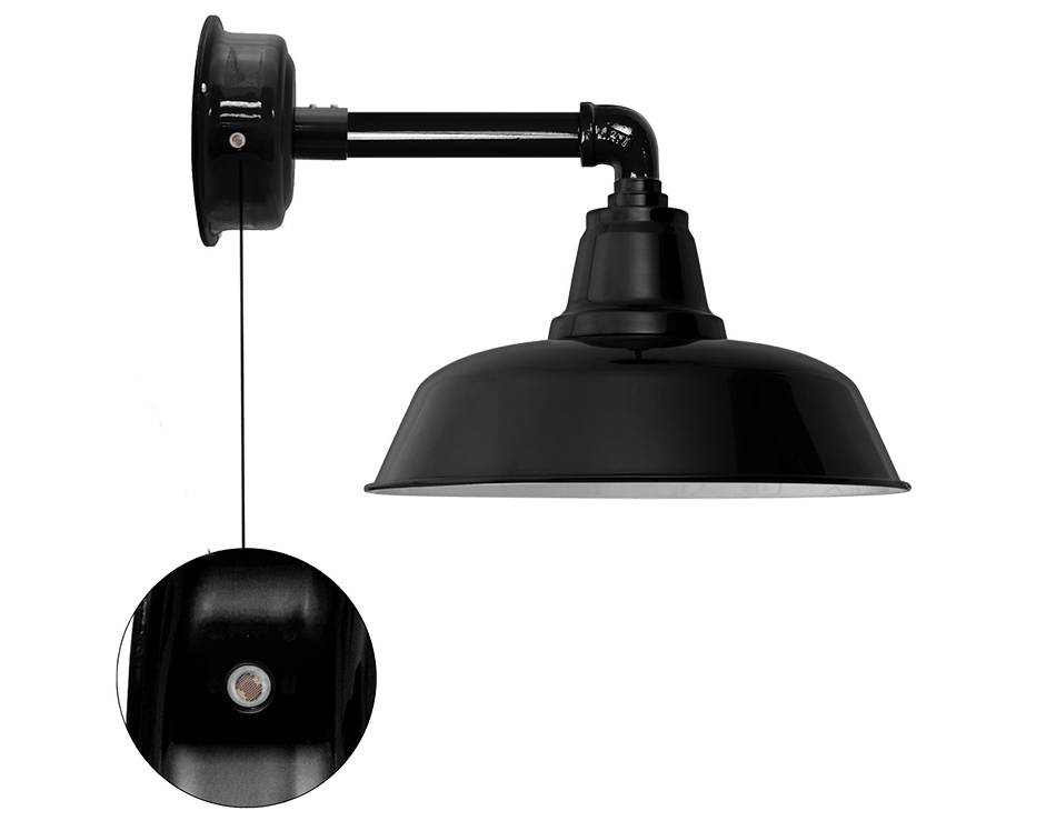goodyear barn sconce wtih dusk till dawn photocell