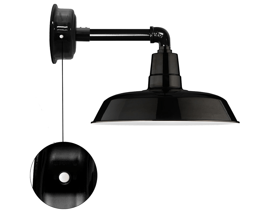 Motion sensored oldage led barn sconce light