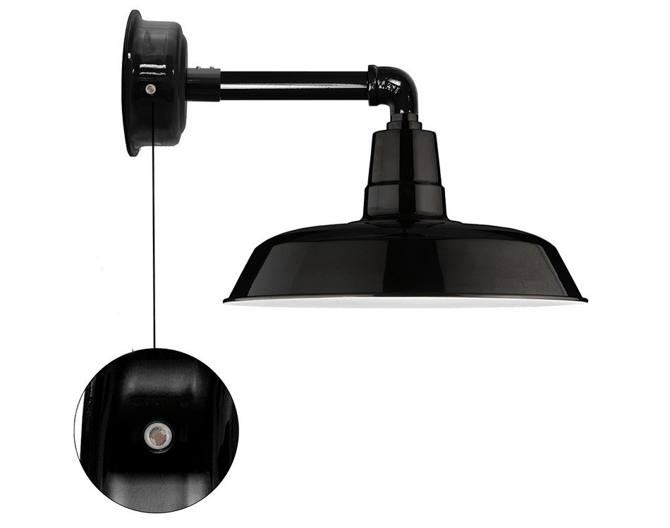 oldage barn sconce with photocell dusk to dawn