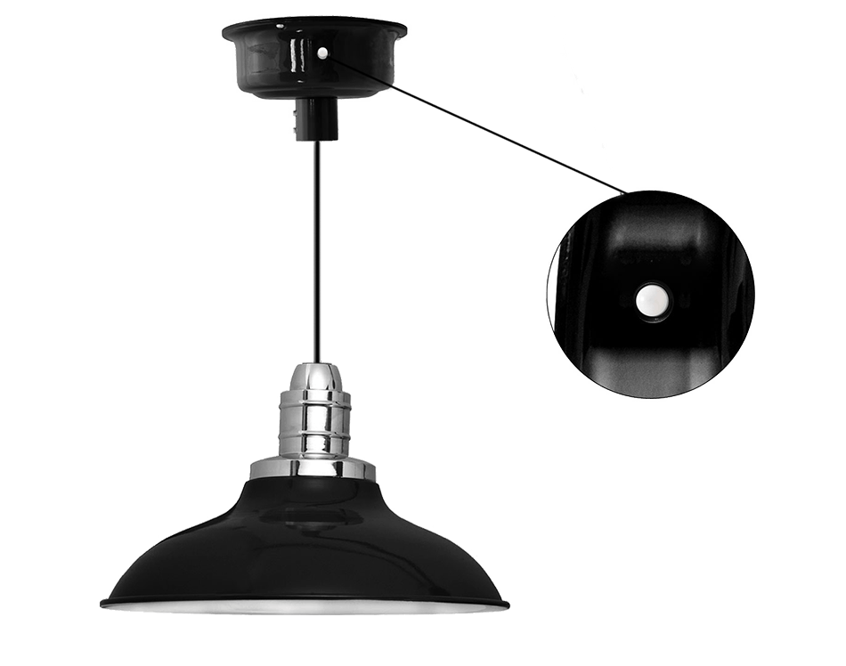 motion sensored peony pendant light