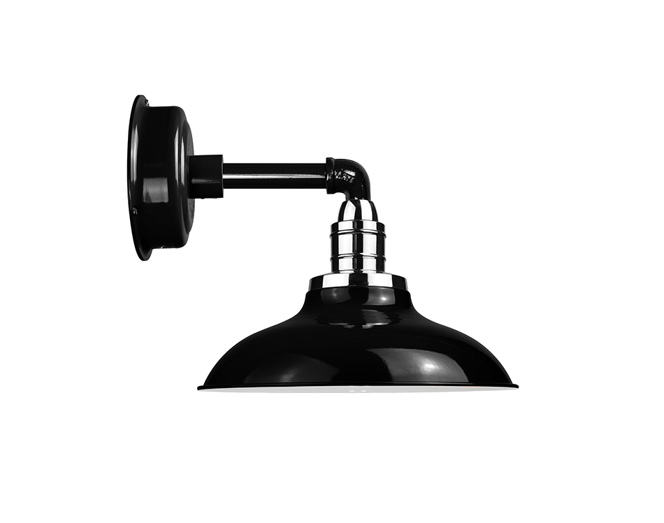 Customizable Peony barn sconce